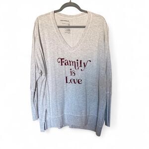 good hYOUman "Family Is Love" Super Soft V-Neck